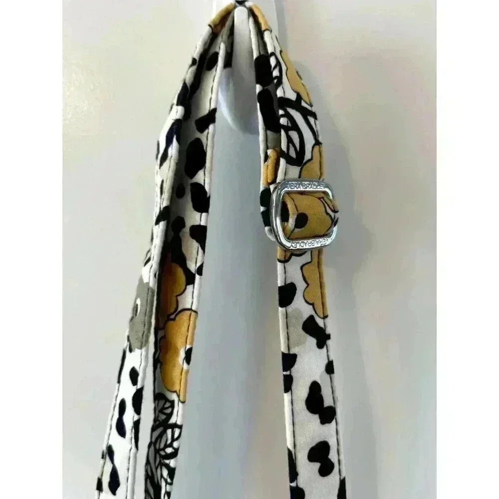 NWOT Vera Bradley Go Wild Crossbody Purse Shoulder Bag Yellow Flowers - Picture 3 of 6